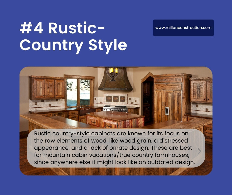 About Rustic/Country Style Cabinets