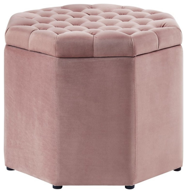 Velvet Cube Square Ottoman Footstool Button Pouffe Design Dressing Table Chair
