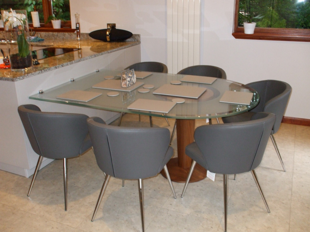 Inspiration for a mid-sized contemporary dining room in Other.