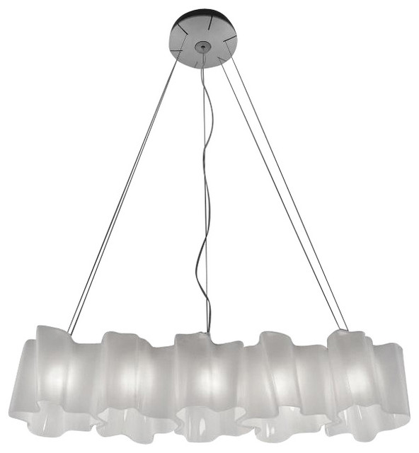 Artemide Logico Inc Nano Quintuple Linear Suspension Pale Grey Artemide Logico Inc Nano Quintuple Linear Suspension Pale Grey Modern Pendant Lighting By 2modern