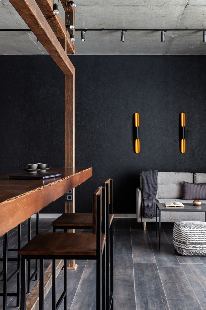 Квартира в черном