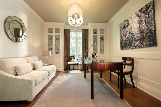 Forest View traditional-home-office