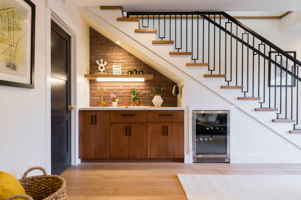 Contemporary Masterpiece on Longridge Rd - Contemporary - Home Bar ...