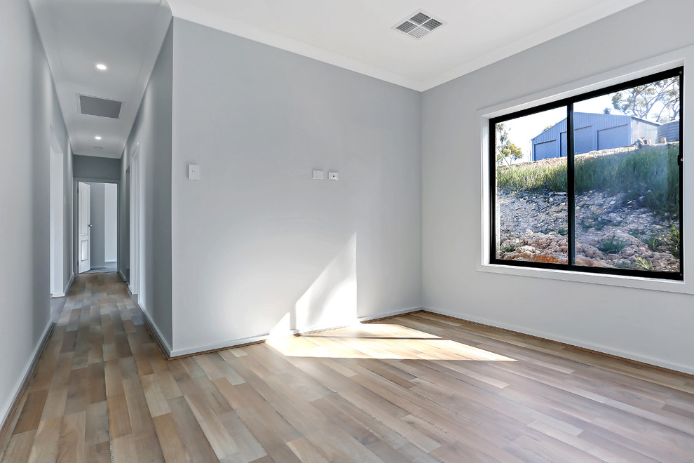 Inspiration for a contemporary home office in Adelaide.