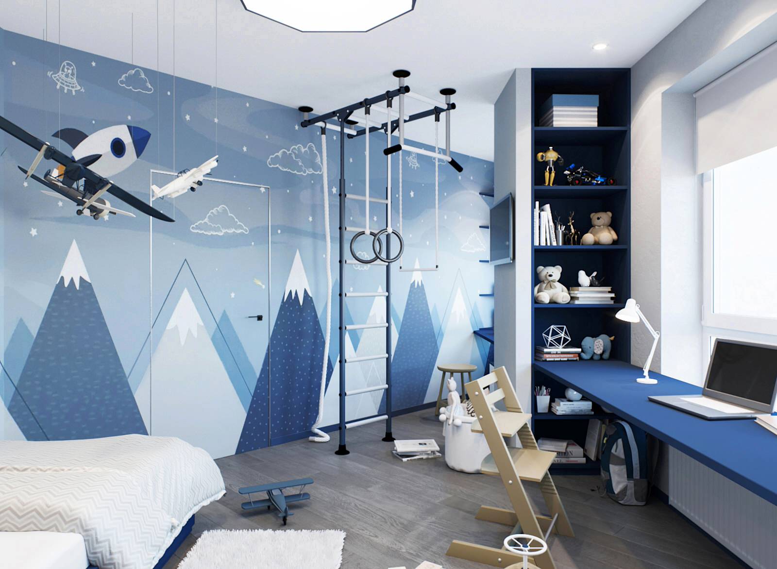 Проект квартиры 63,7кв.м. для молодой семьи