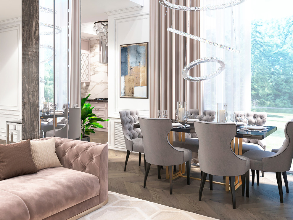 Интерьер гостиной в з.п. Бавария от Унистрой