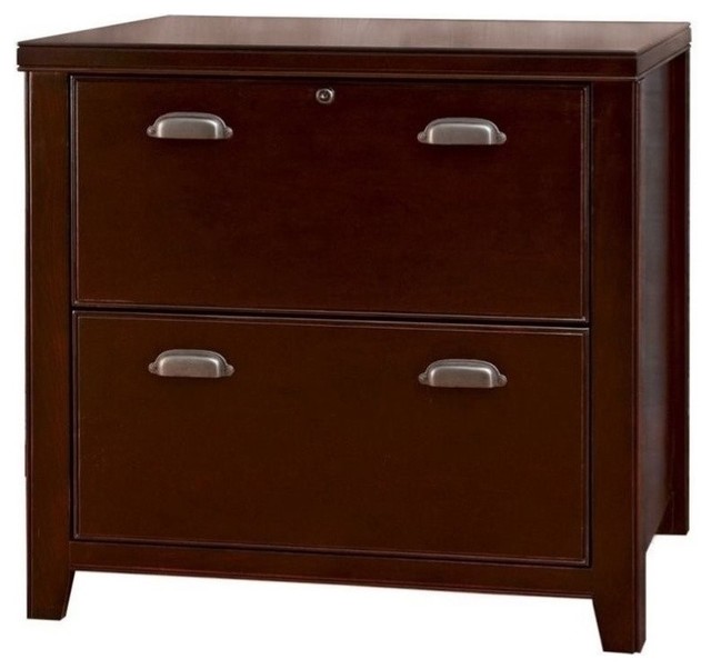 Beaumont Lane 2 Drawer Lateral Wood File Storage Cabinet In Cherry