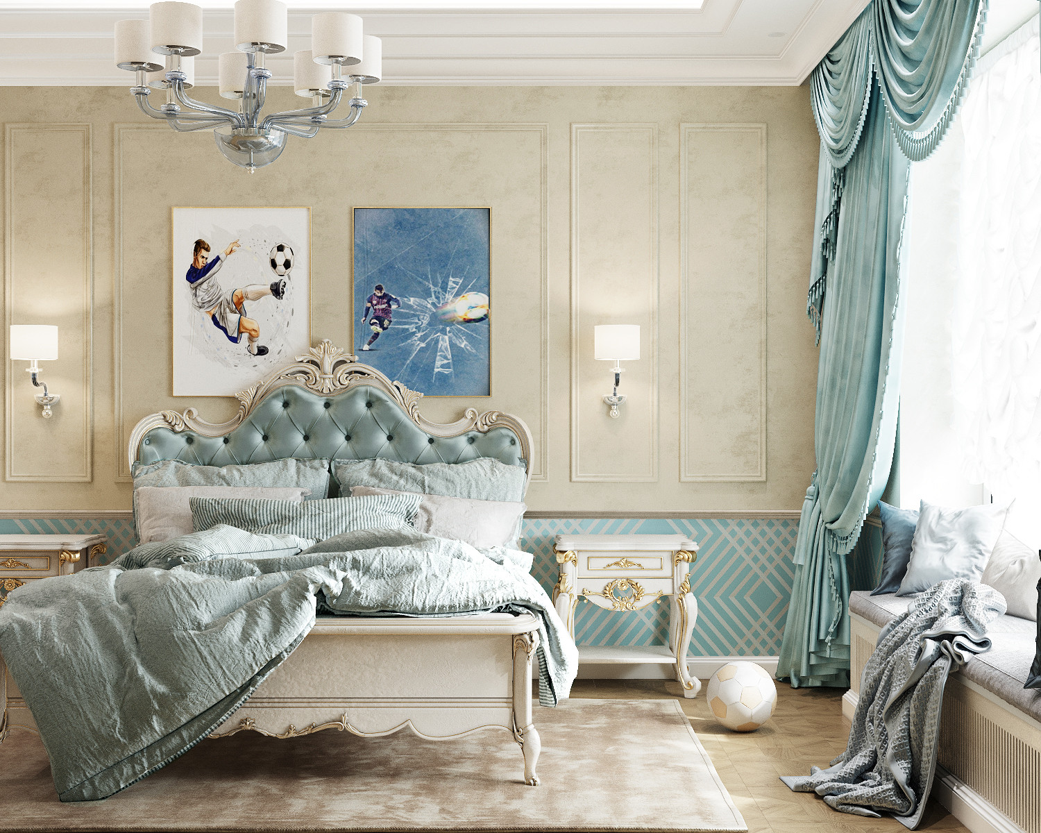 Дизайн интерьера загородного дома в классическом стиле