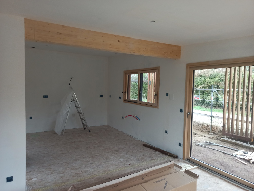 Construction de maison style moderne