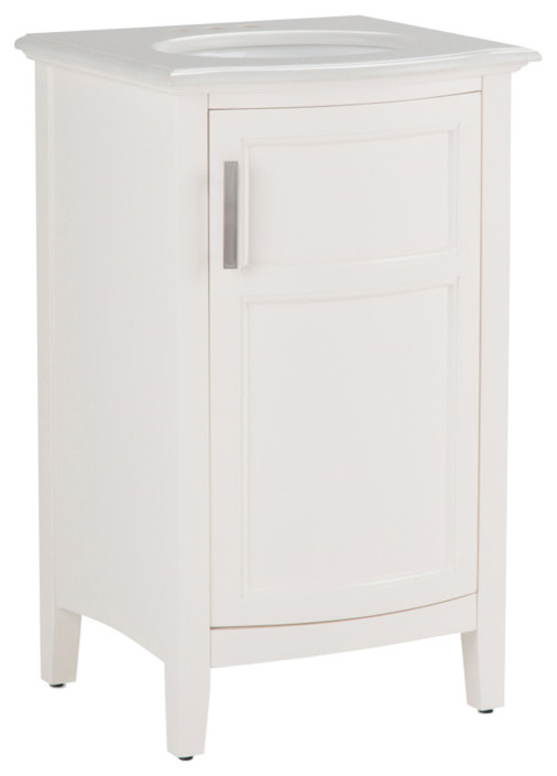 Winston 20" Rounded Front Vanity Transitional Bathroom Vanities And