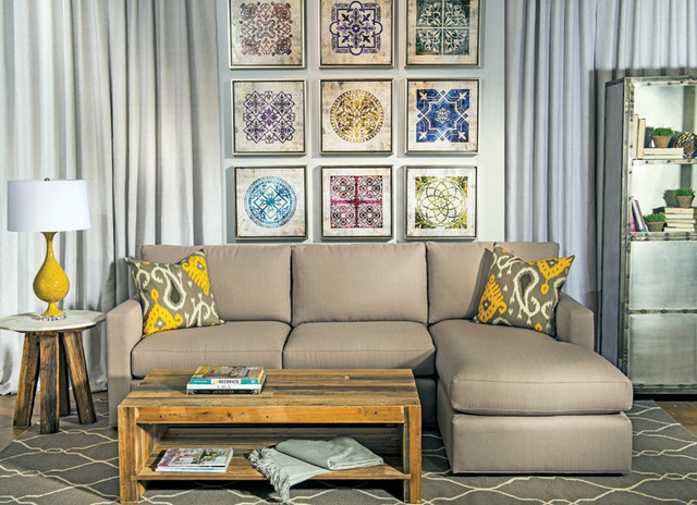 Moroccan  Modern  Eclectic Living  Room  Houston by 