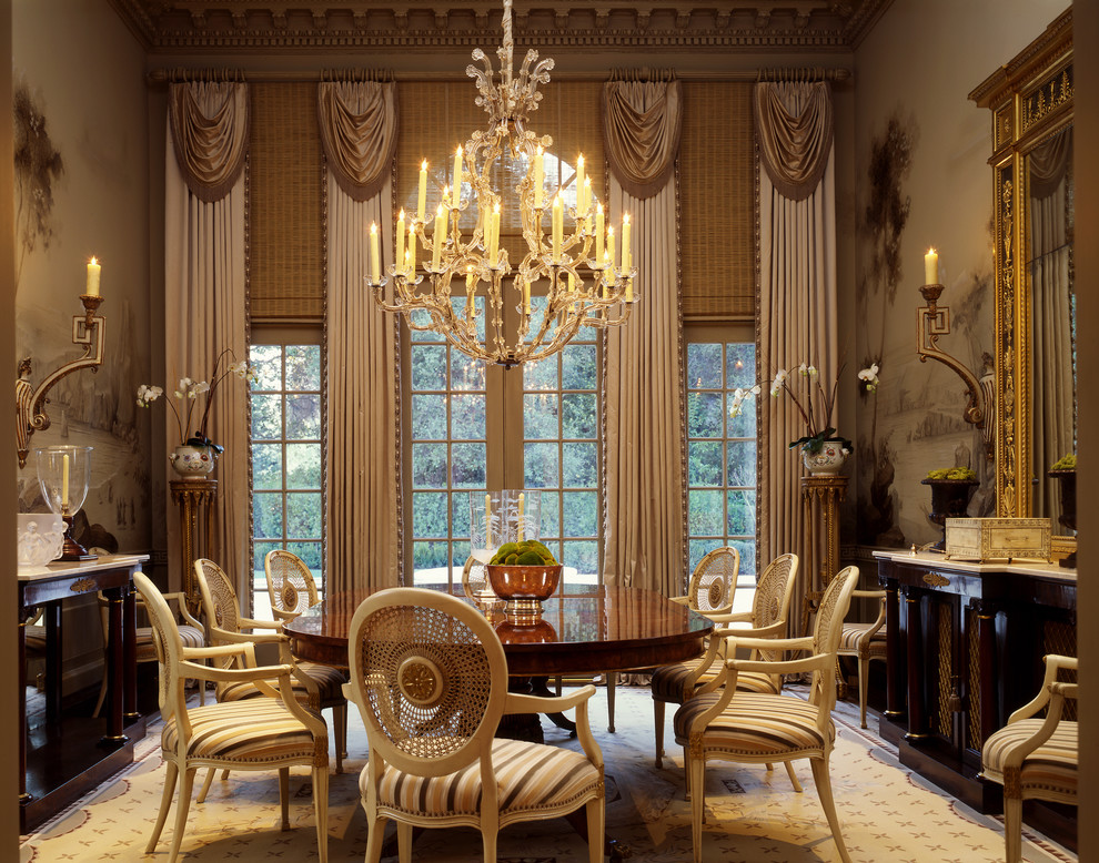 Design ideas for a large traditional dining room in San Francisco.