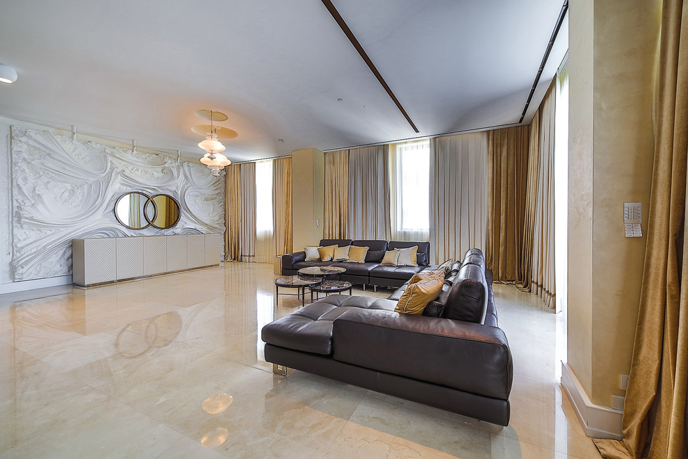 The interior of the Olympic Plaza. Cyprus.Limassol.