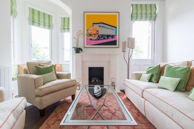 Brook Green Flat clasico-renovado-salon