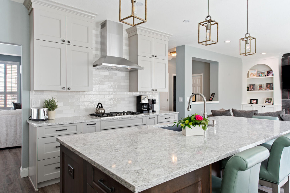 Inspiration for a transitional kitchen remodel in Denver