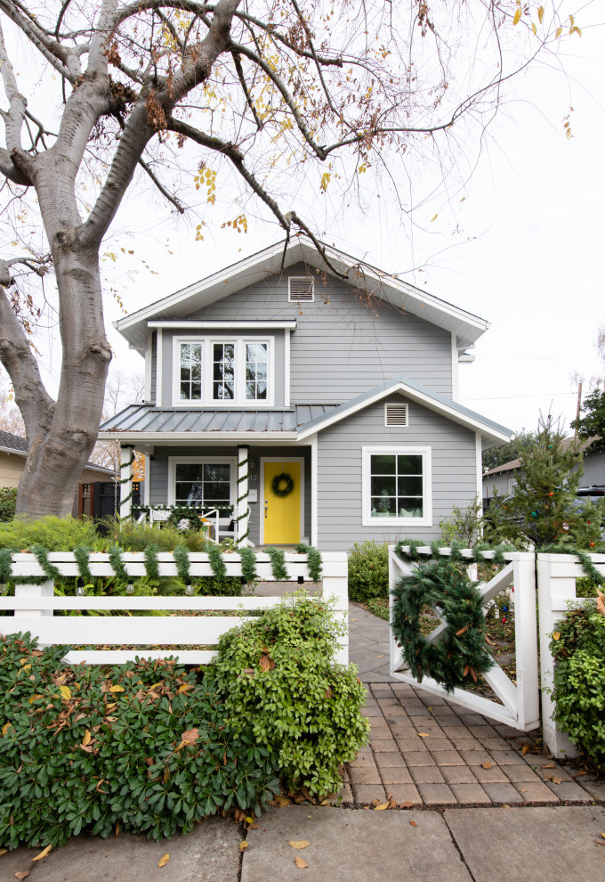 Transitional exterior home idea in Other