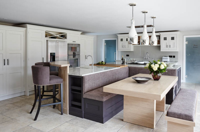 Two-Tone Harmony rustic-kitchen