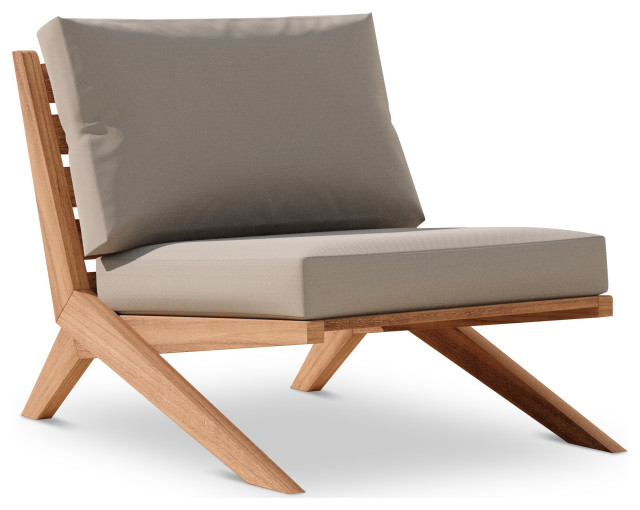 Tahiti Black Waterproof Fabric Outdoor Chair Transitional Outdoor
