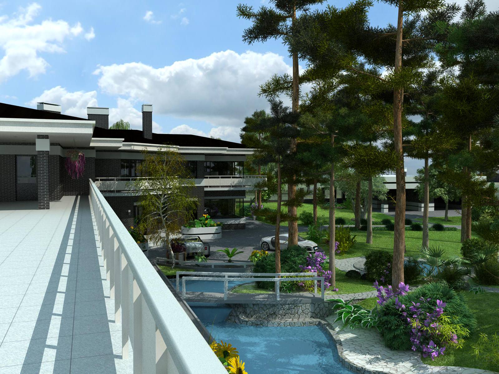 Коттедж класса люкс