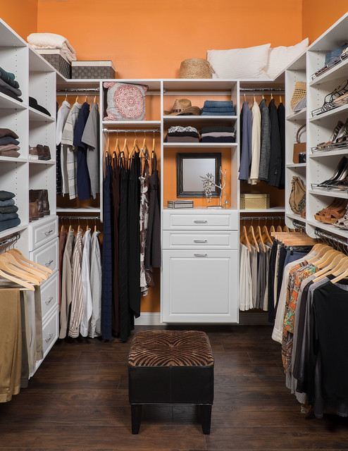 Orange Closet - Contemporary - Closet - Phoenix - by Arizona Garage ...