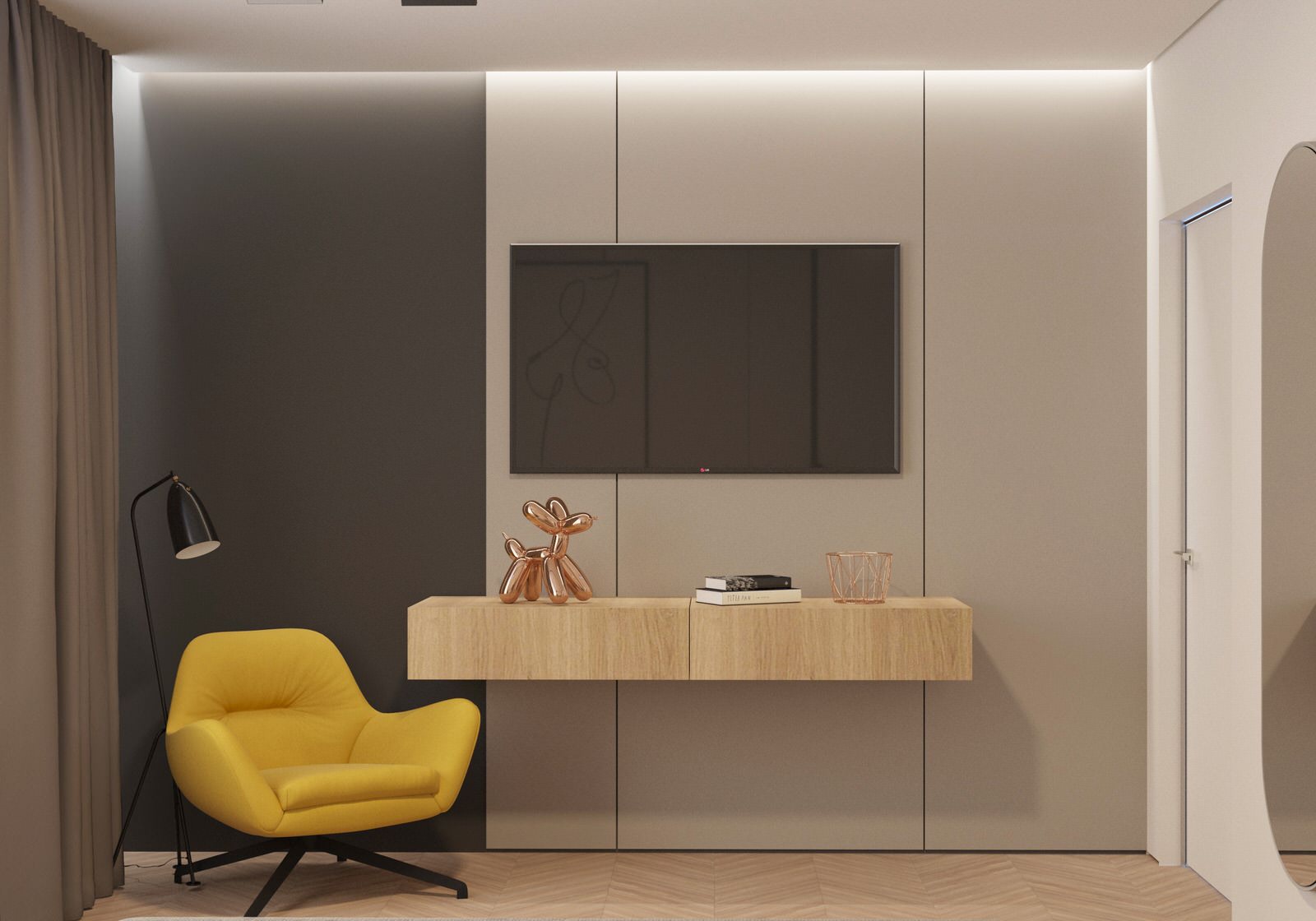 Спальня в стиле МИНИМАЛИЗМ