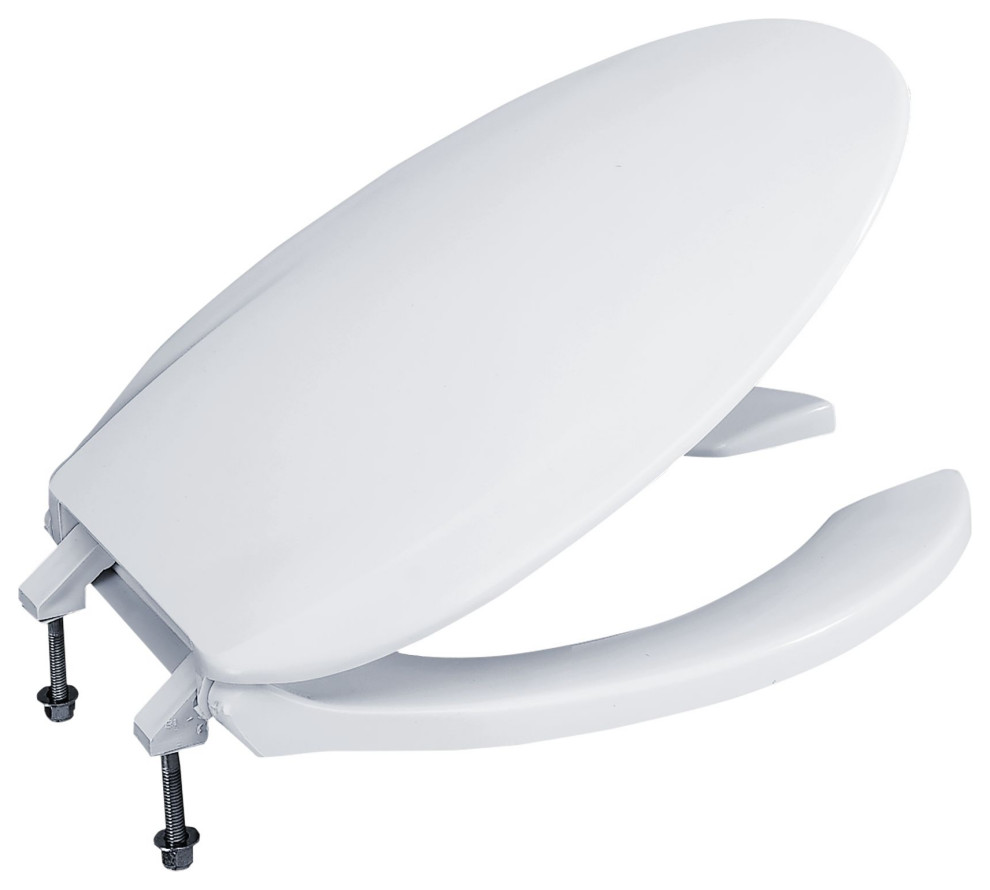Reliance Commercial Elongated OpenFront Toilet Seat/Lid Traditional Toilet Seats by The