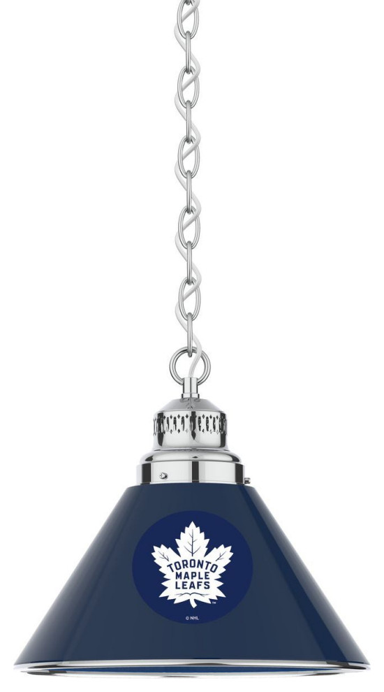 Holland Toronto Maple Leafs Pendant Light Chrome Fixture