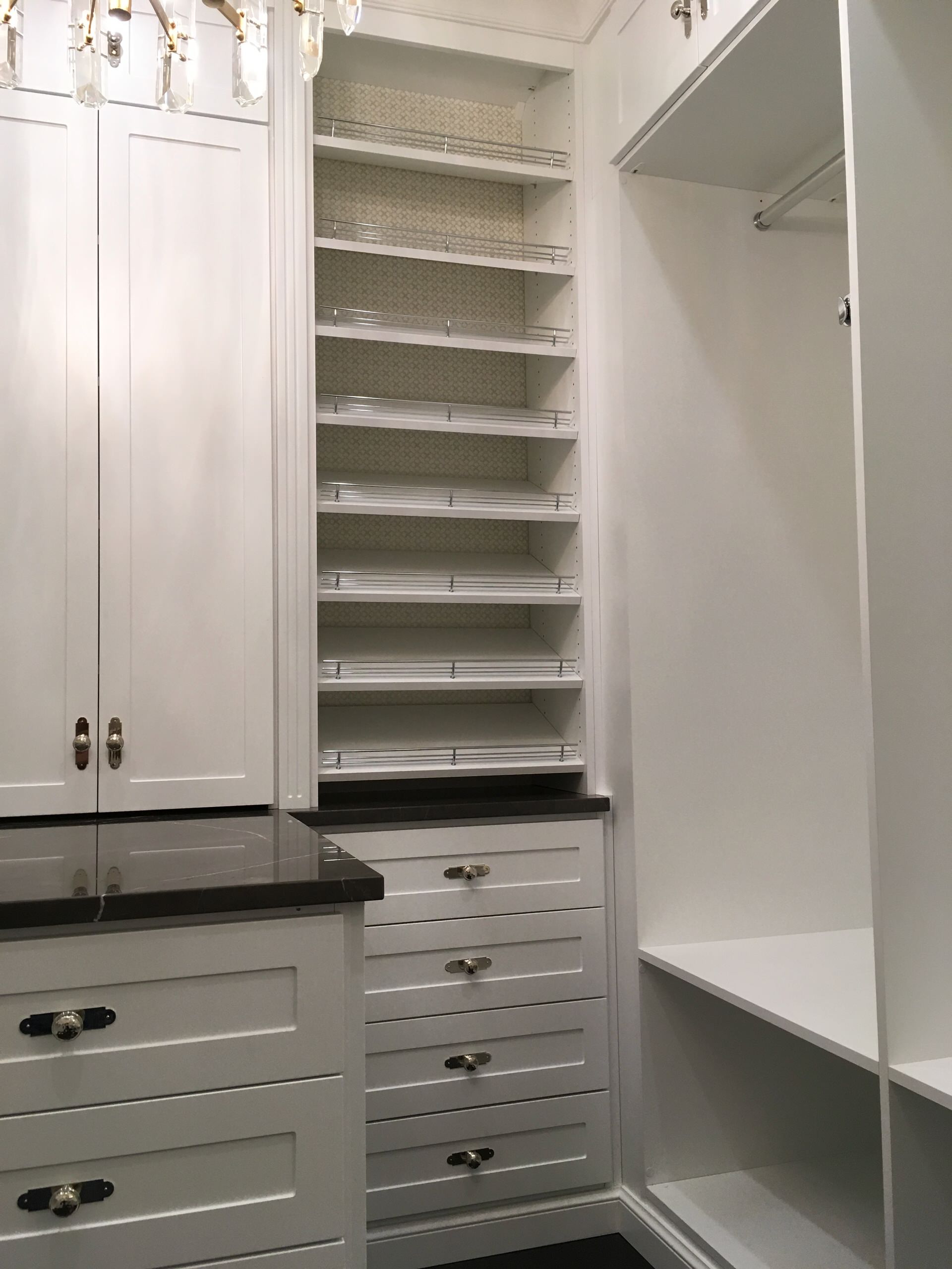 White Master Closet