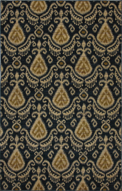 Karastan Crossroads 38260-15116 (Nanai Indigo) 8' x 10' Rug