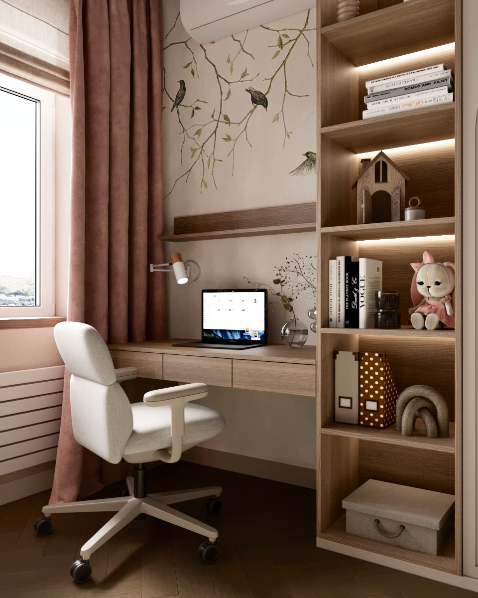 Детская комната ЖК Юлай (3D-визуализации)