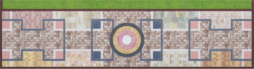 Дизайн укладки тротуарной плитки