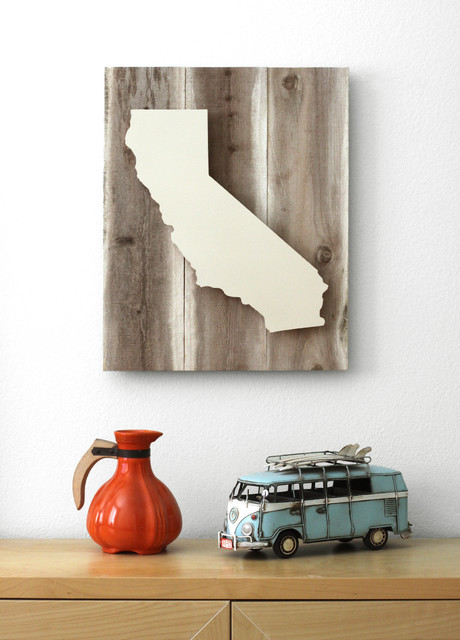 Calfornia Dreamin' on Reclaimed Wood