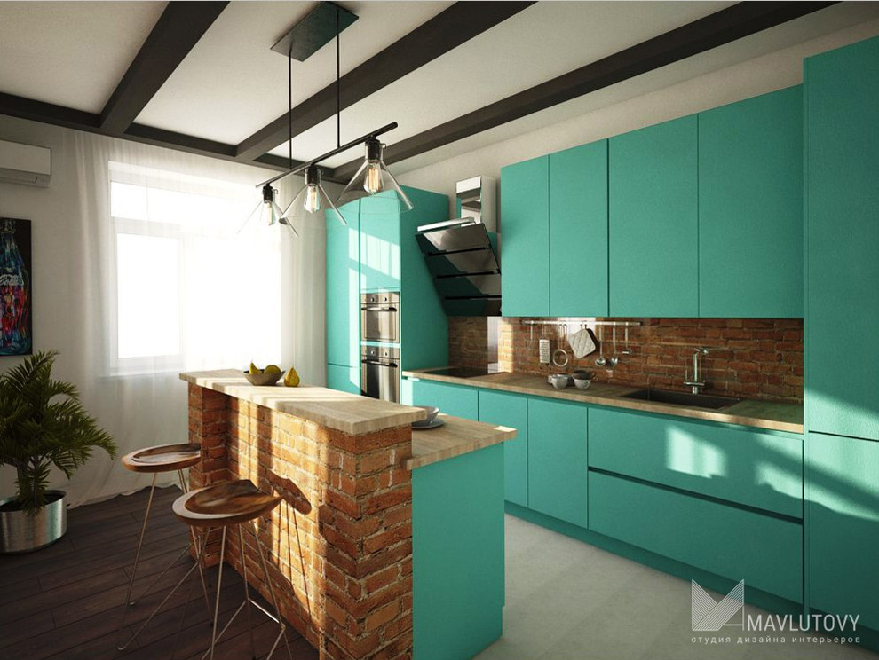 2-комнатная квартира  с элементами стиля лофт в Москве