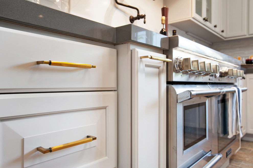Inspiration for a transitional kitchen remodel in San Diego