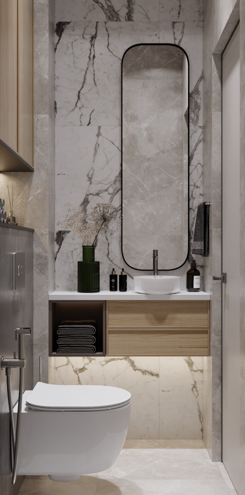 Визуализация интерьера санузла 1,7 кв. м