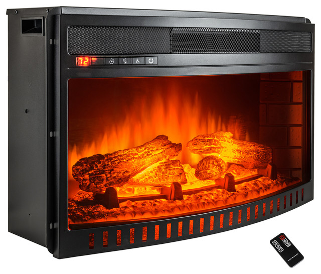 Akdy 26 Freestanding Electric Fireplace Heater Temperature Control Akdy 26 Freestanding Electric Fireplace Heater Temperature Control With Remote Contemporary Indoor Fireplaces By Home Improvement