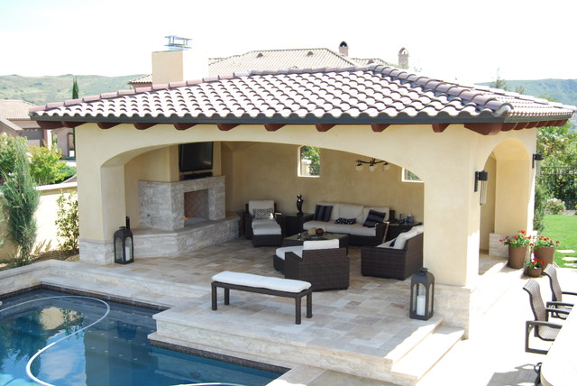 Detached Solid Roof Patio Covers Pool Los Angeles By Beyond