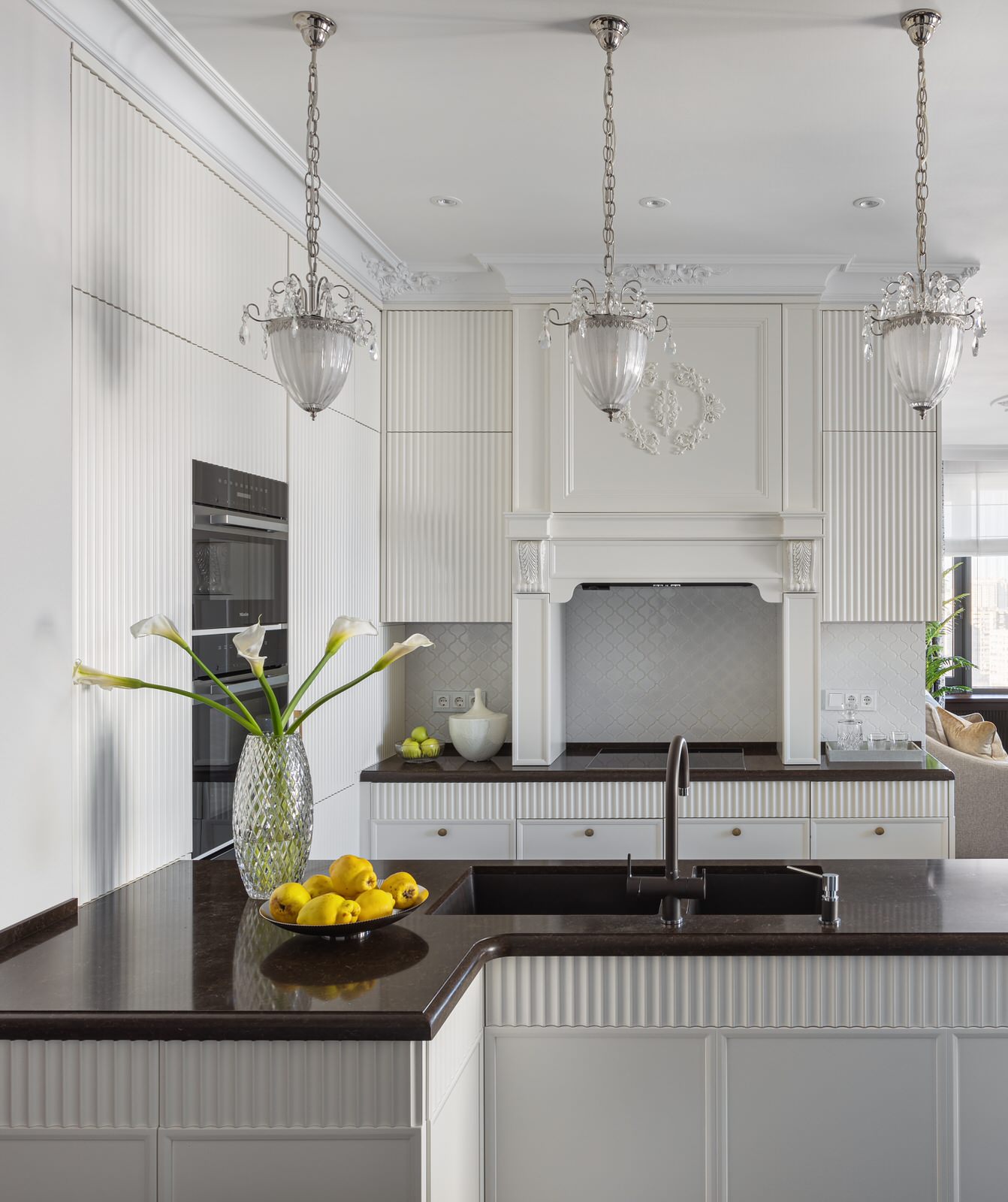 Трехкомнатная квартира с венгерским камином HQ Keramik