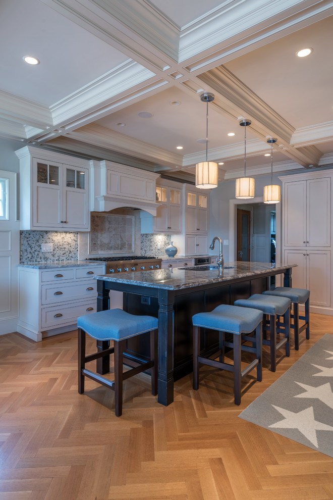 Transitional kitchen photo in Boston