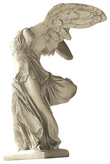Estate Nike of Samothrace Statue - Traditional - Garden Statues And Yard  Art - by XoticBrands Home Decor | Houzz