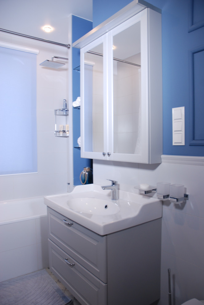 Проект 4-х комнатной квартиры в нежных тонах