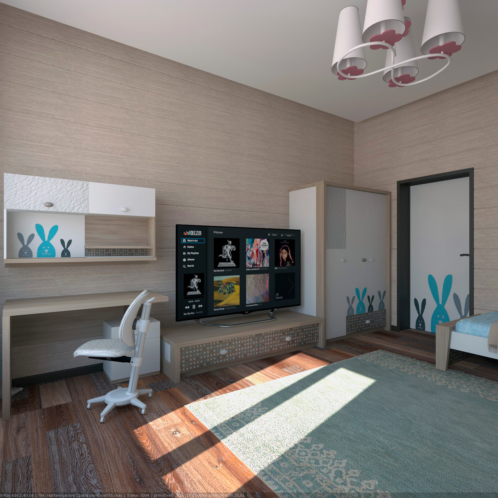 Интерьеры деревянного дома.