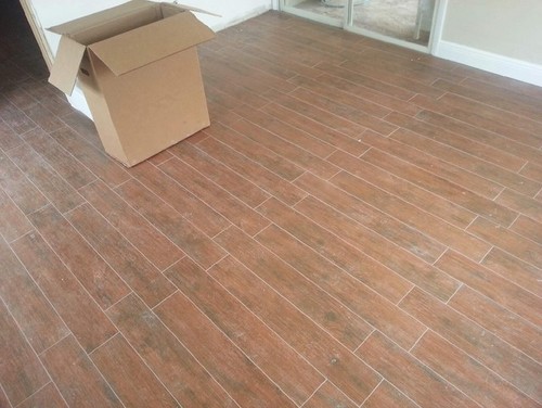 Help Our Wood Look Tile Was Not Laid In A Random Pattern