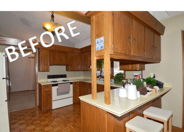 Two-Toned Kitchen transitional
