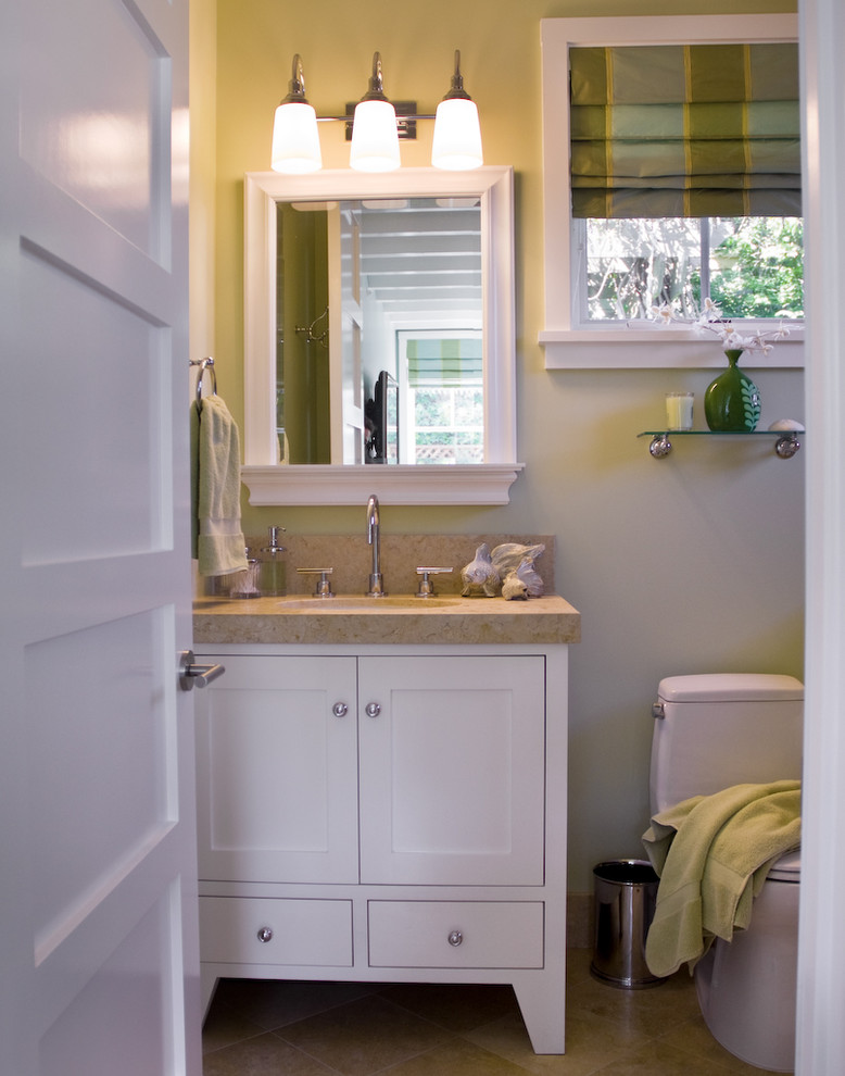 Breakers Beach House Beach Style Powder Room San Francisco by