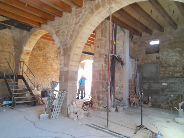 (Proyecto en curso) Casa rural living-room