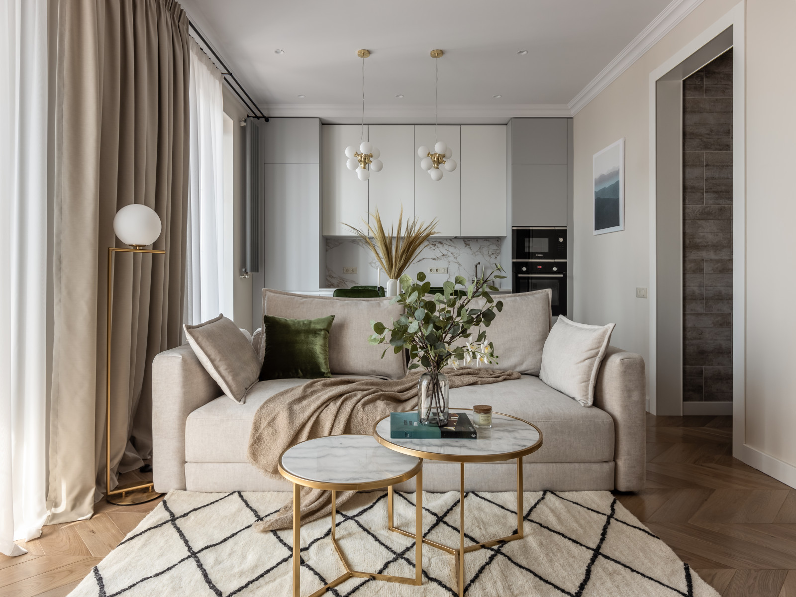 Проект-переделка однокомнатной квартиры в г. Самара