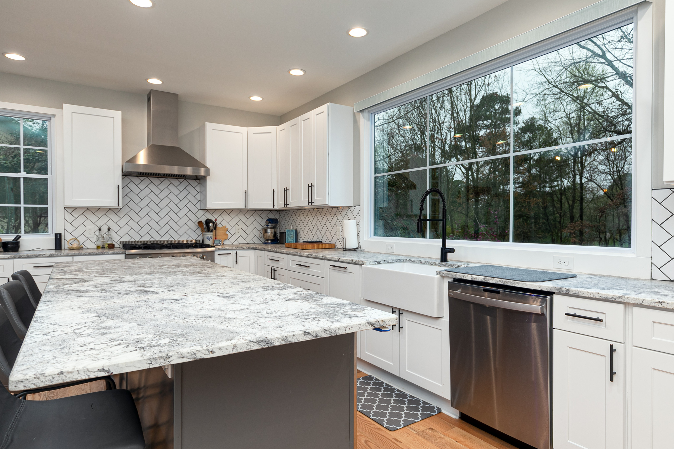 Farmhouse Sink with Picture Window