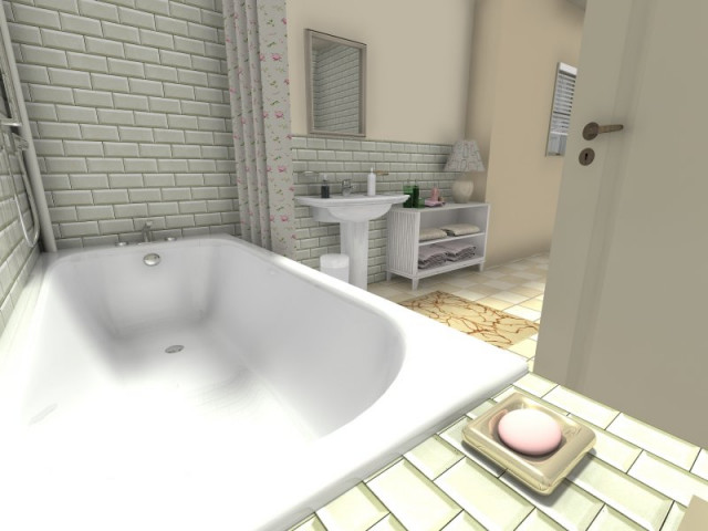 Sex and the City Apartment bathroom