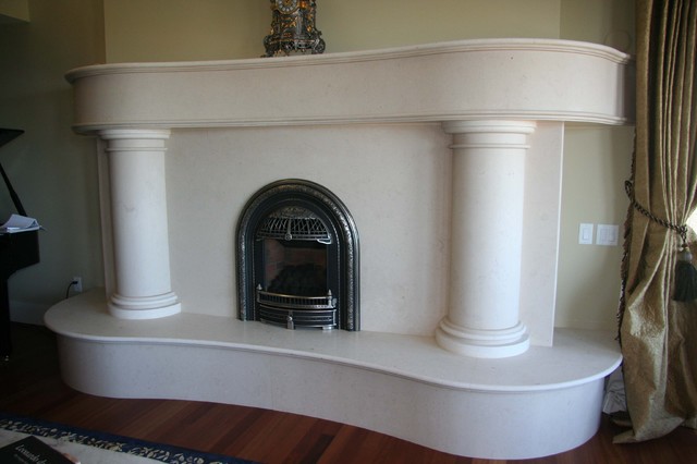 Ali Fireplace mediterranean